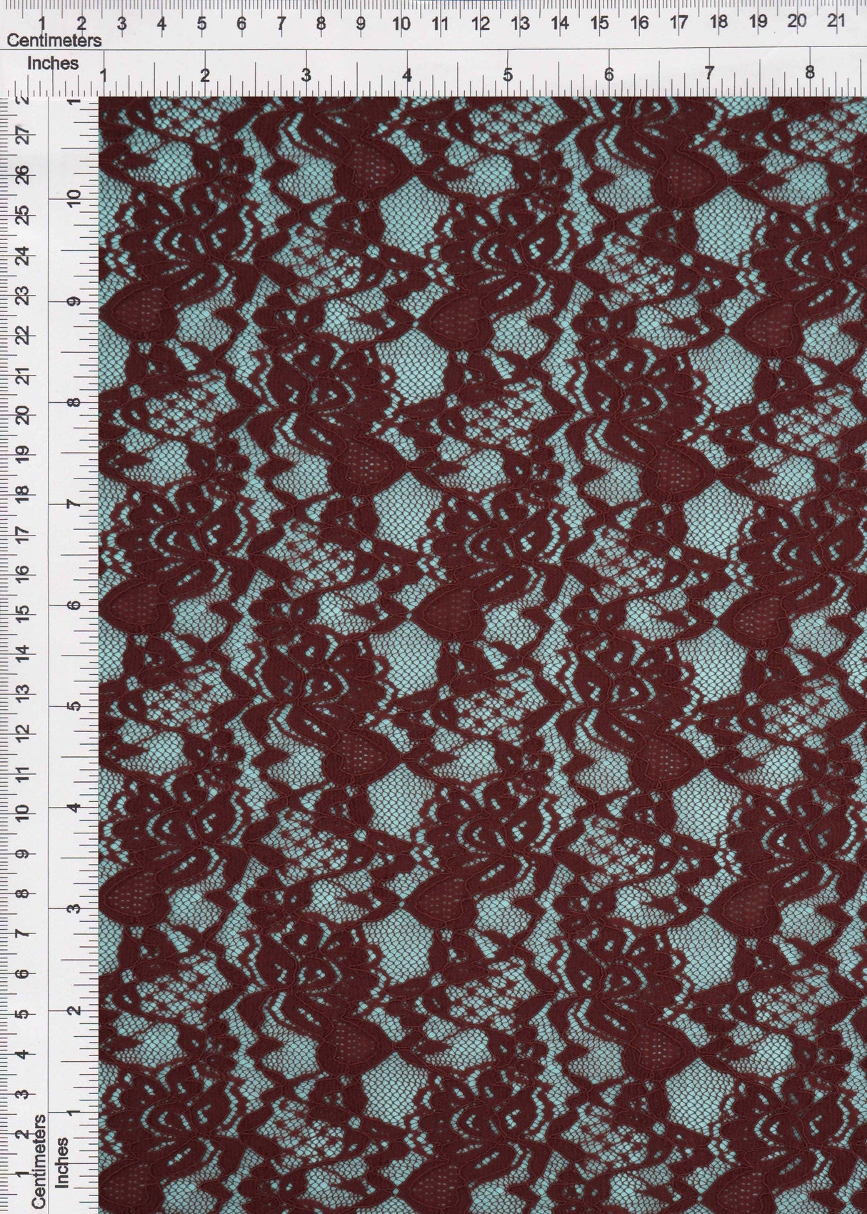 Floral Double Border Lace Fabric