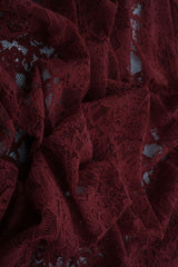 Floral Double Border Lace Fabric