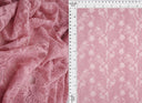 1 yarda de tela de encaje floral con doble borde, 57/58'' de ancho mezcla de nylon y spandex  