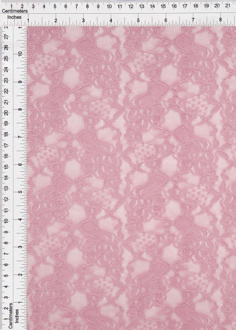 Floral Double Border Lace Fabric