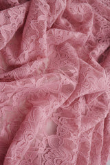 Floral Double Border Lace Fabric