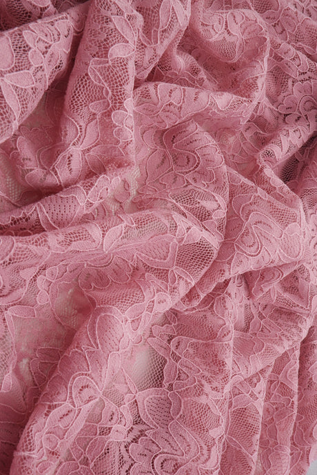 Floral Double Border Lace Fabric