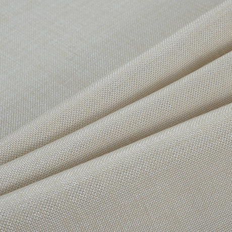 Pearl Polyester-Cotton Basketwoven Tweed