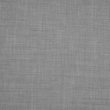 Silver Polyester-Cotton Basketwoven Tweed