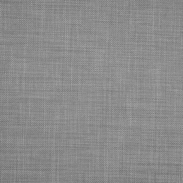 Silver Polyester-Cotton Basketwoven Tweed