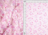 Printed Lace Ditsy Orange Pink