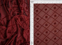 1 yarda de tela de malla con flocking conversacional para corbata de moño, 56/57'' de ancho, mezcla de poliéster y spandex