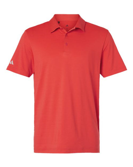 Adidas Men's Textured Stripe Polo