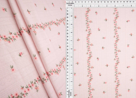 Ditsy Floral Pointelle Print Fabric 58/60" Wide