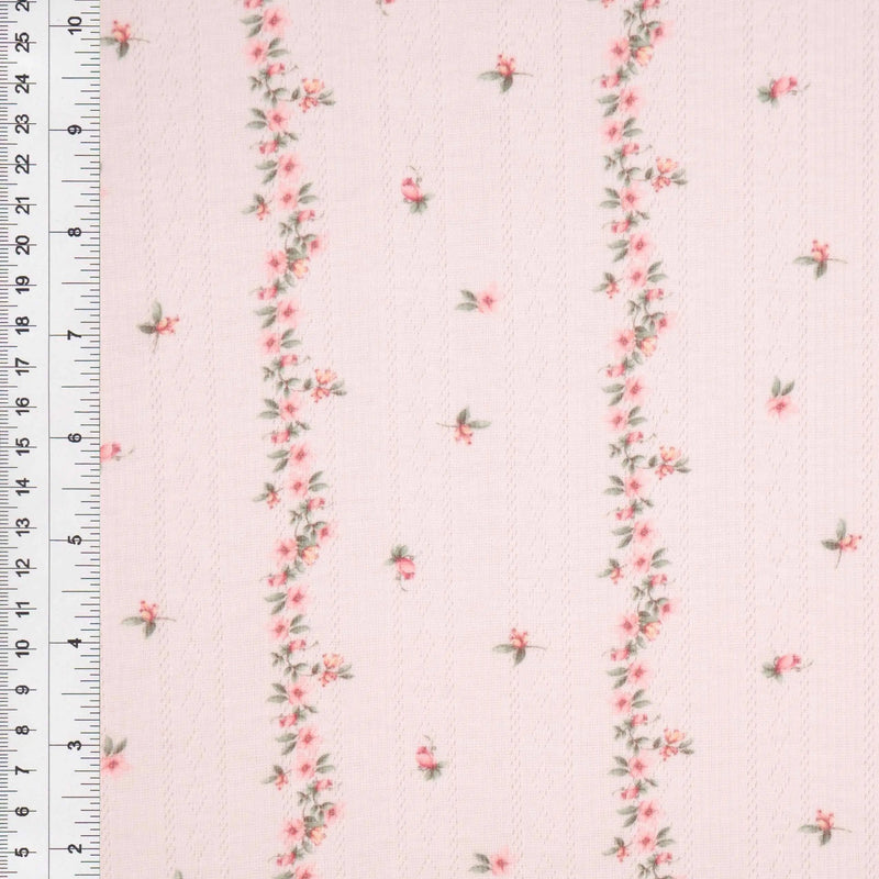 Ditsy Floral Pointelle Print Fabric 58/60" Wide