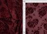 Floral Flocked Mesh Stretch Fabric 56/57" Wide – 100 GSM