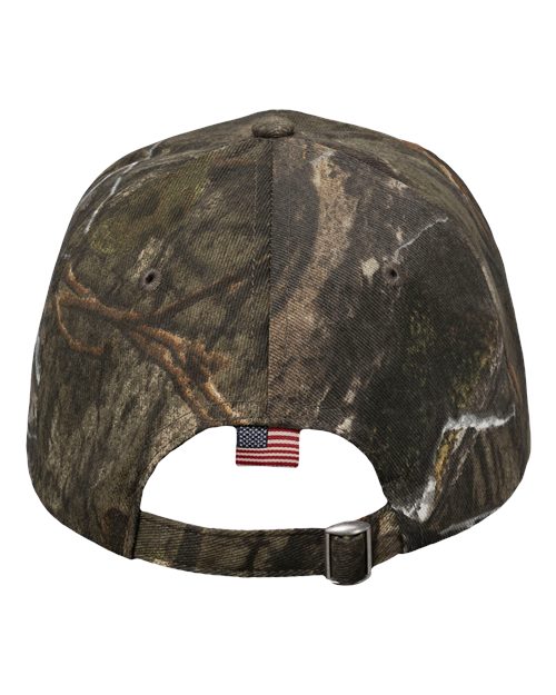 Camo Woven USA Flag Cap