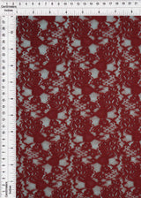 Floral Double Border Lace Fabric