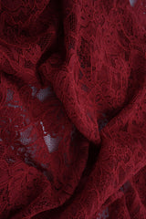 Floral Double Border Lace Fabric