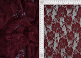 Solid Lace Fabric in Black