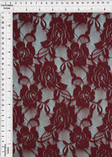 Solid Lace Fabric in Black