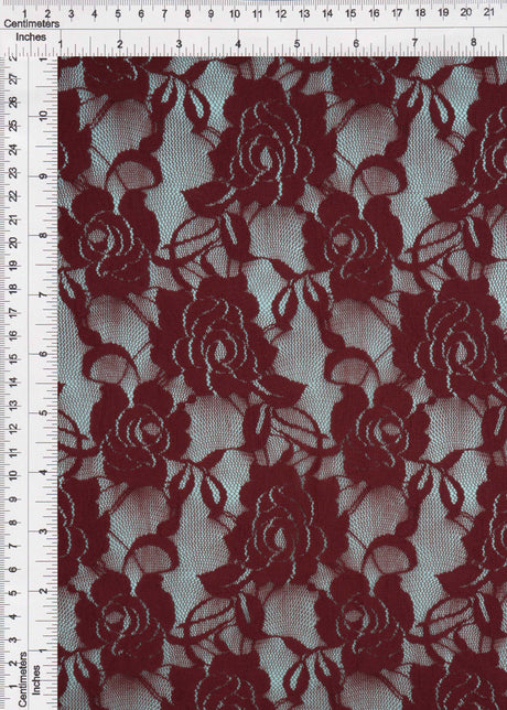 Solid Lace Fabric in Black