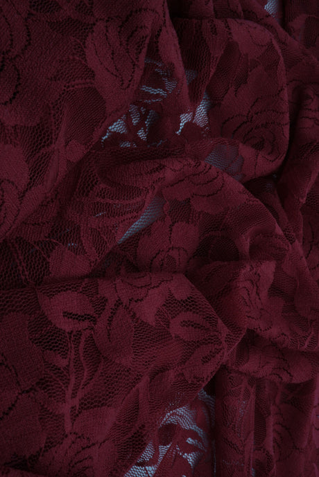 Solid Lace Fabric in Black