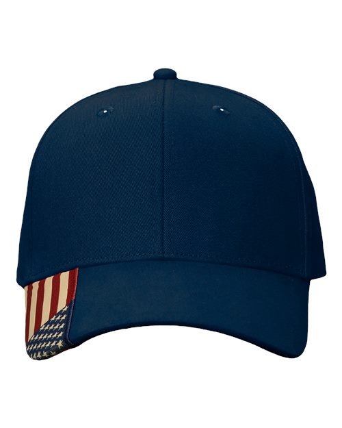 USA Flag Structured Cotton Cap