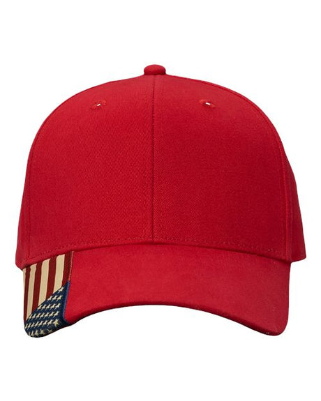 USA Flag Structured Cotton Cap