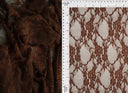 1 yarda de tela de encaje floral, 92% nylon, 8% spandex, suave, elástico y ligero, ancho de 58/60 pulgadas