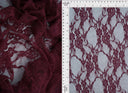 1 yarda de tela de encaje floral, 58/60'' de ancho mezcla de nylon y spandex