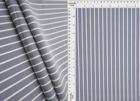 Crinkle Stripe Woven Fabric
