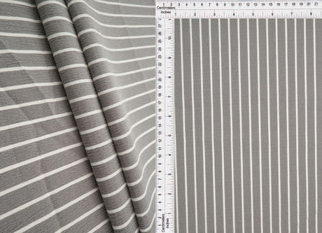 Crinkle Stripe Woven Fabric