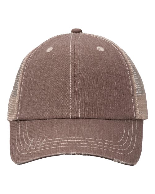 Contrast Stitch Cap