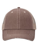 Gorra con costuras en contraste