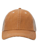Gorra con costuras en contraste