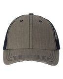 Gorra con costuras en contraste