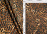 Leopard Print Double Knit Jacquard Fabric