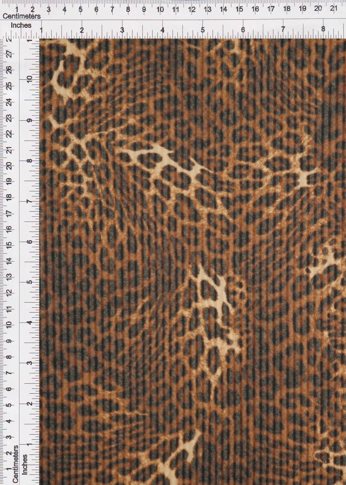Leopard Print Double Knit Jacquard Fabric