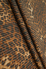 Leopard Print Double Knit Jacquard Fabric