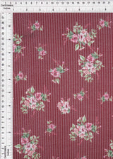 Double Knit Cozy Ditsy Print Fabric