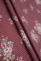 Double Knit Cozy Ditsy Print Fabric