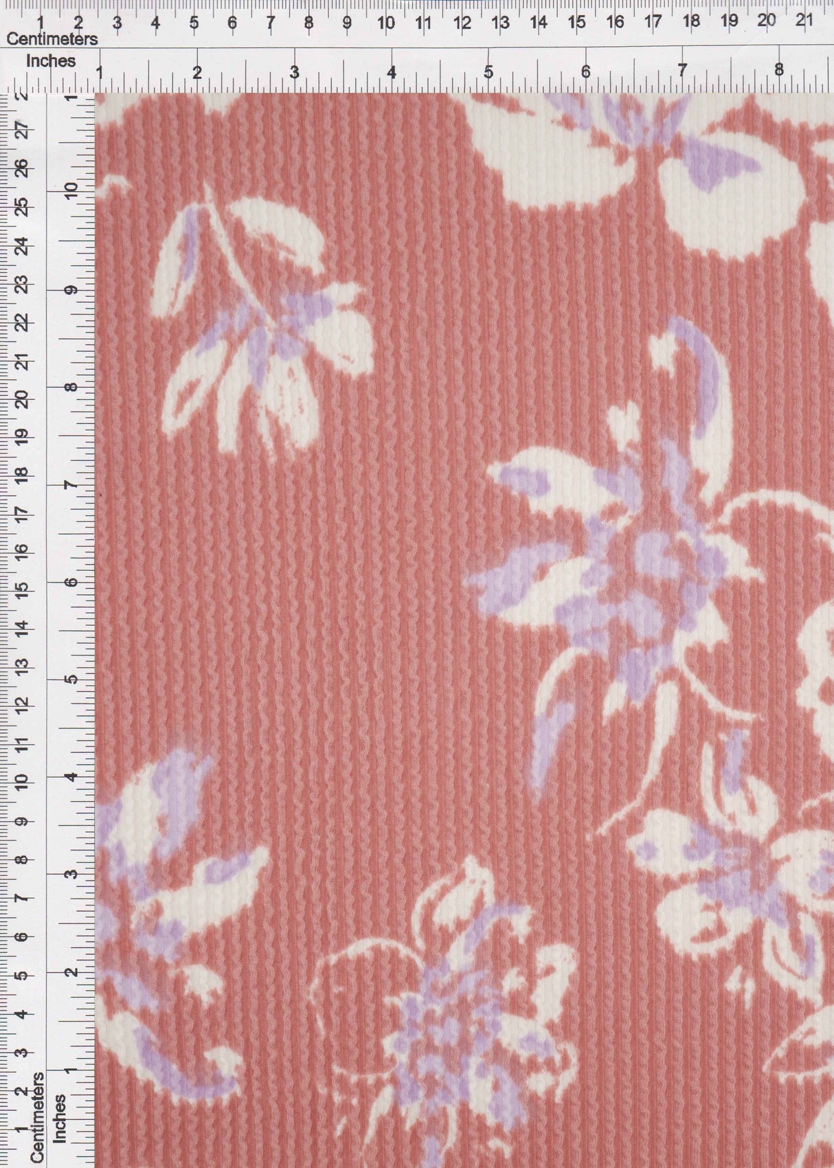 Double Knit Floral Print Fabric