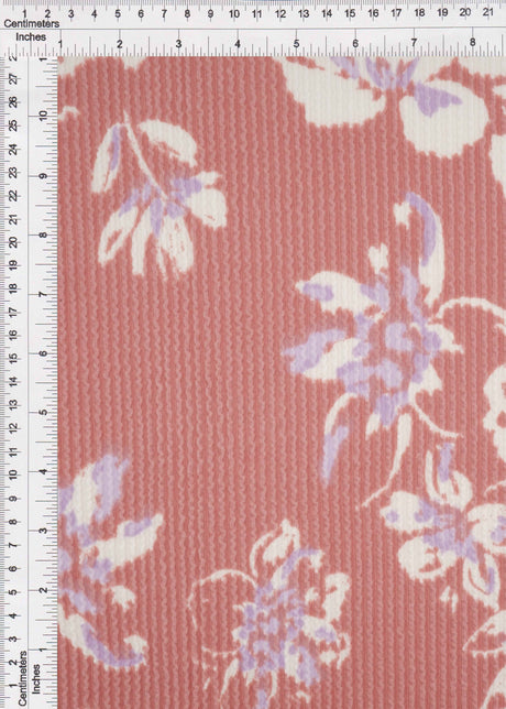 Double Knit Floral Print Fabric