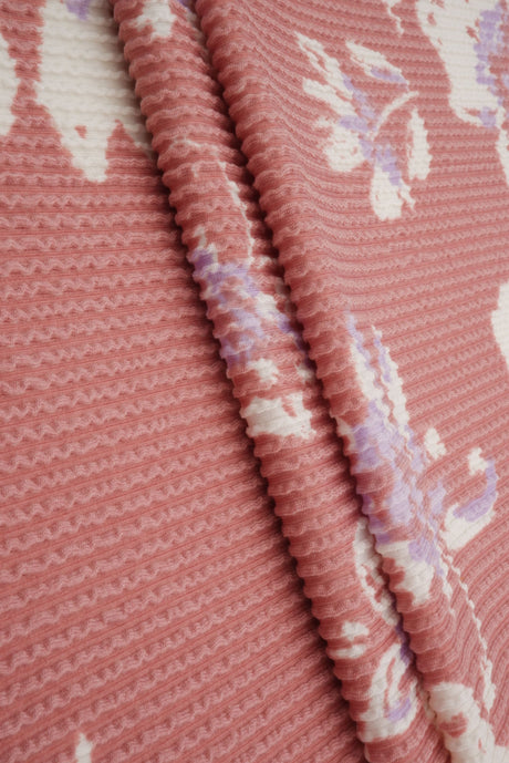 Double Knit Floral Print Fabric