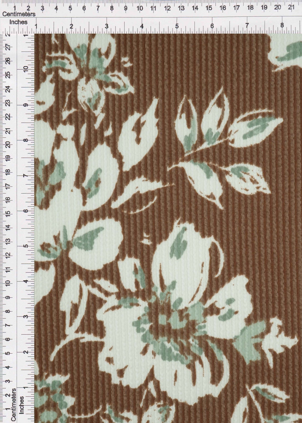 Double Knit Floral Print Fabric