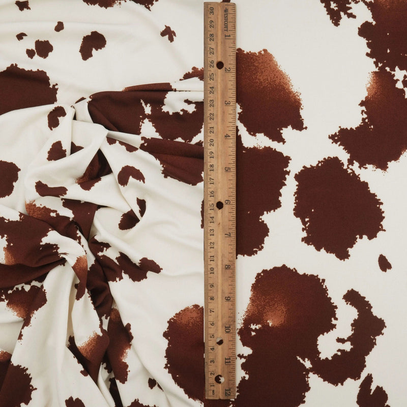 DTY Cow Print Knit Fabric 58/60" Wide – 190 GSM