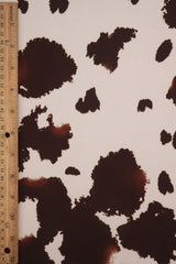 Cow Print DTY Knit Fabric