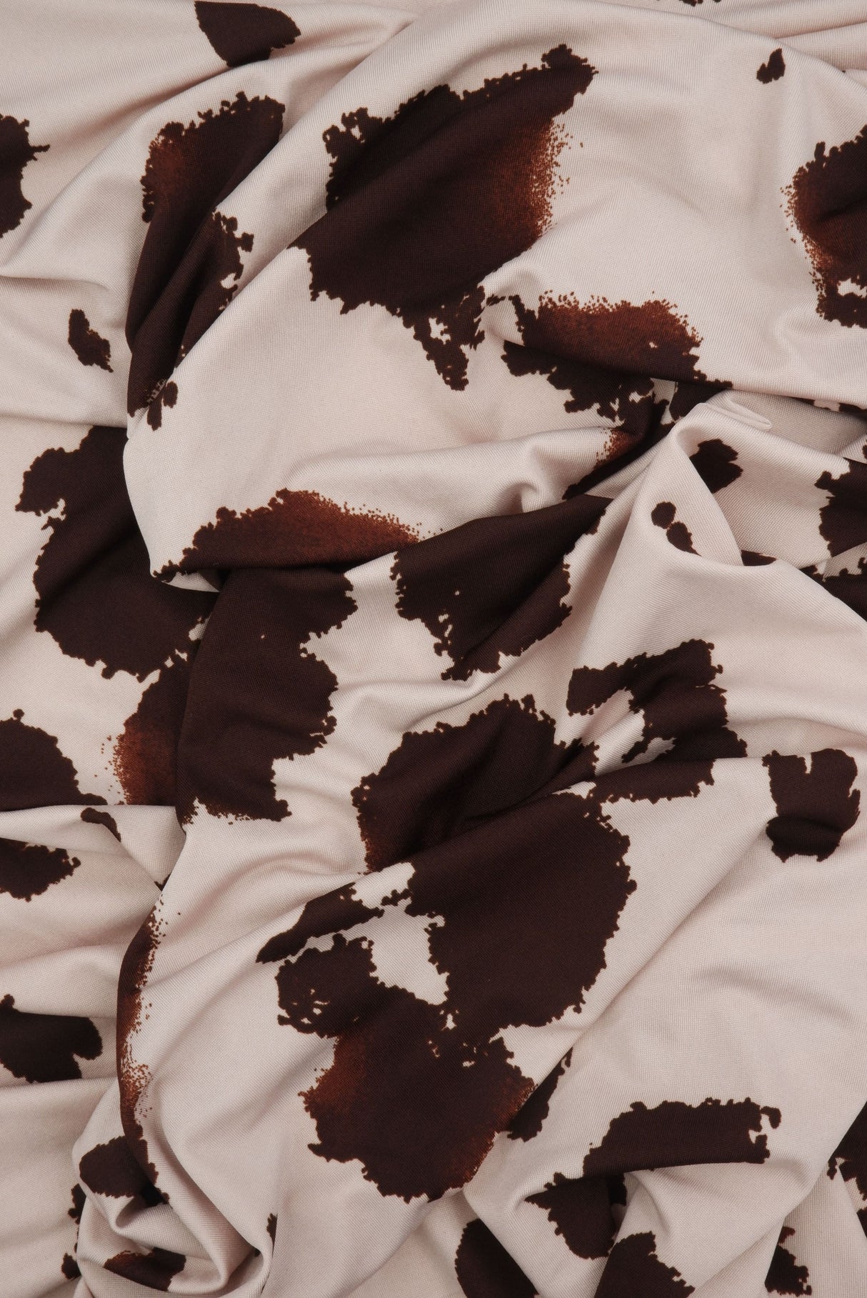 Cow Print DTY Knit Fabric
