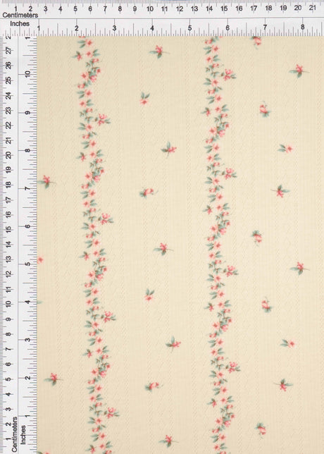 Floral Pointelle Knit Fabric