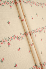 Floral Pointelle Knit Fabric