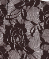 Solid Lace Fabric in Black