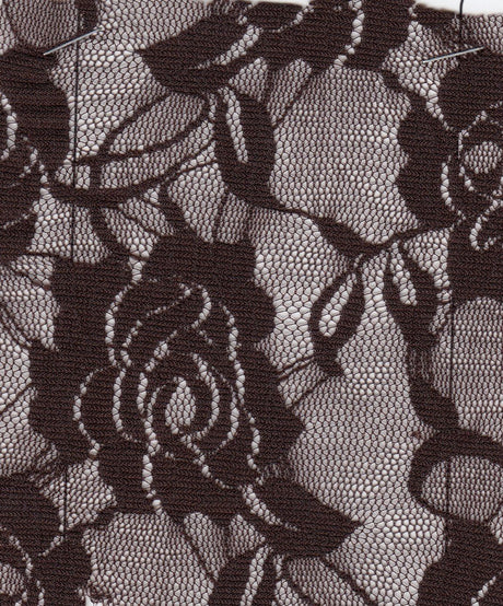Solid Lace Fabric in Black