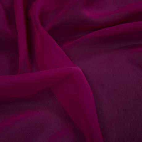 Polyester Chiffon - Magenta - Regina Collection
