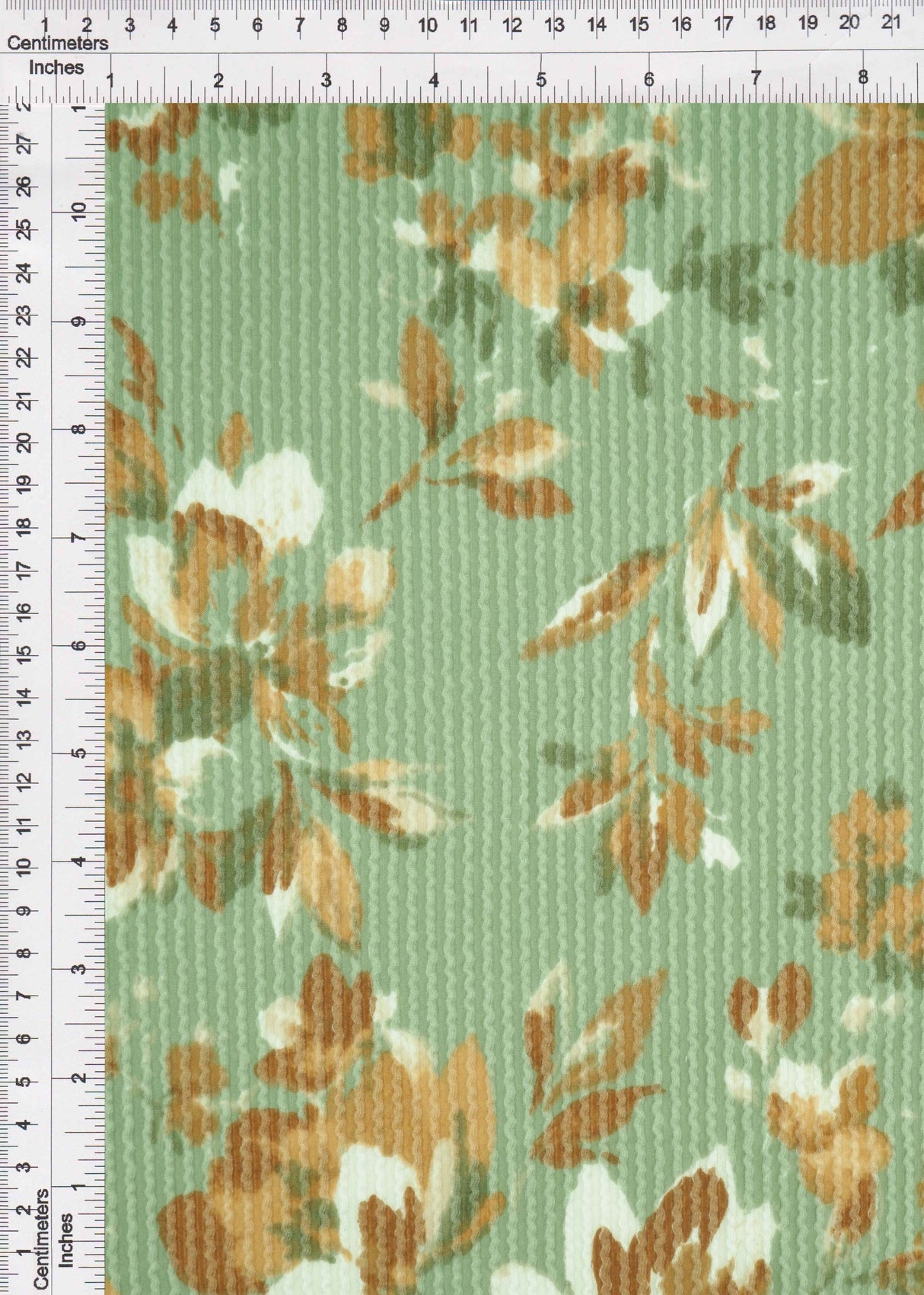 Floral Jacquard Double Knit Fabric
